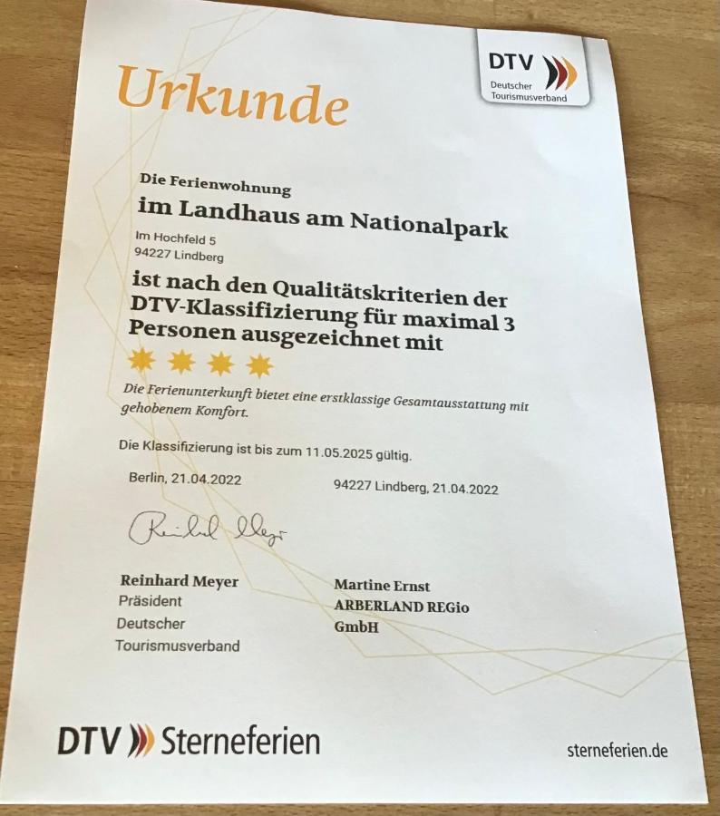Ferienwohnung Im Landhaus Am Nationalpark Ludwigsthal Exteriér fotografie